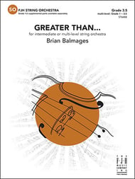 Greater Than... Orchestra sheet music cover Thumbnail